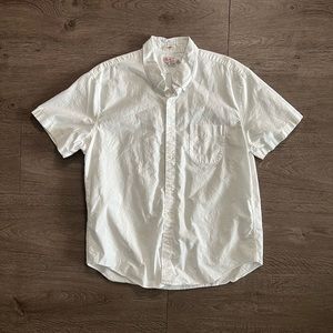 J Crew Men’s Short Sleeve Broken-In Oxford - XL